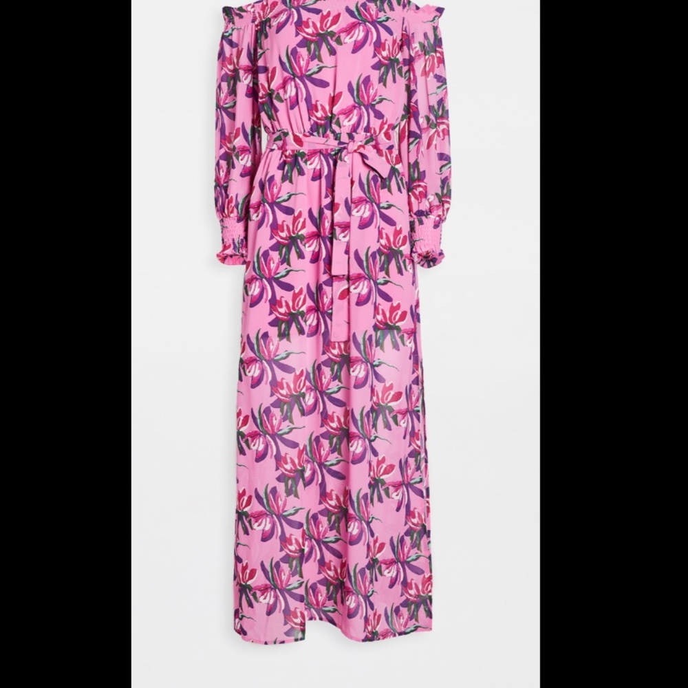 WAYF off shoulder maxi dress
